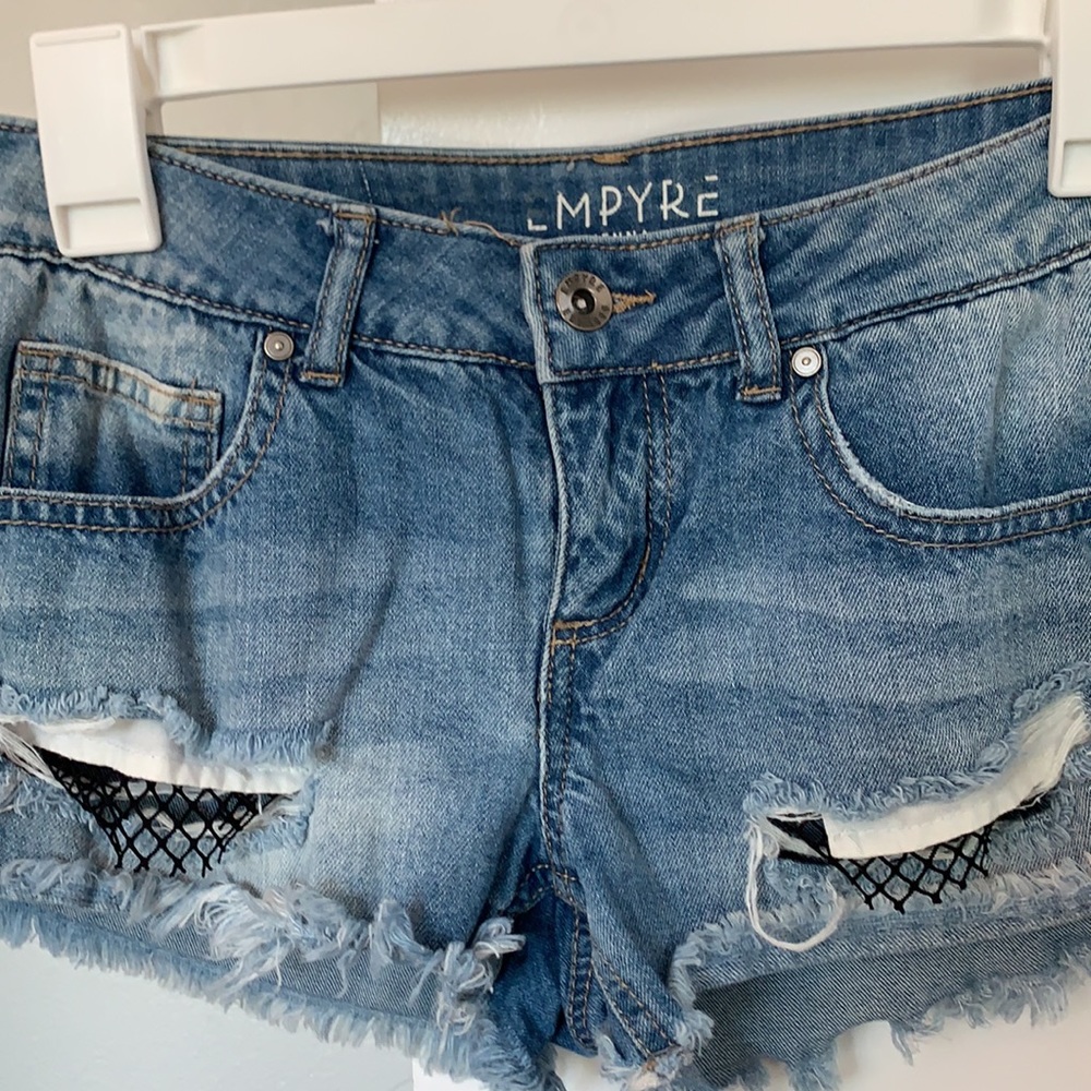 Empye (Zumiez) fishnet shorts